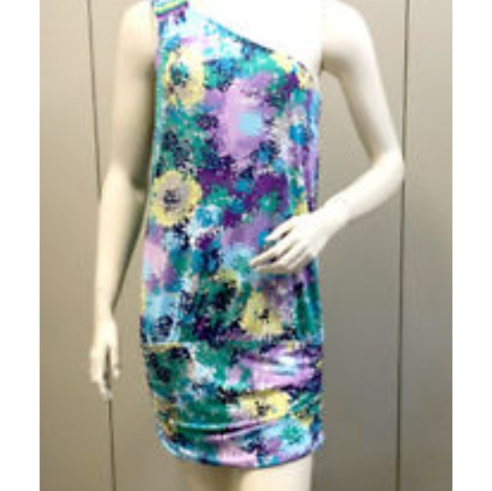 BCBG One Shoulder Dress